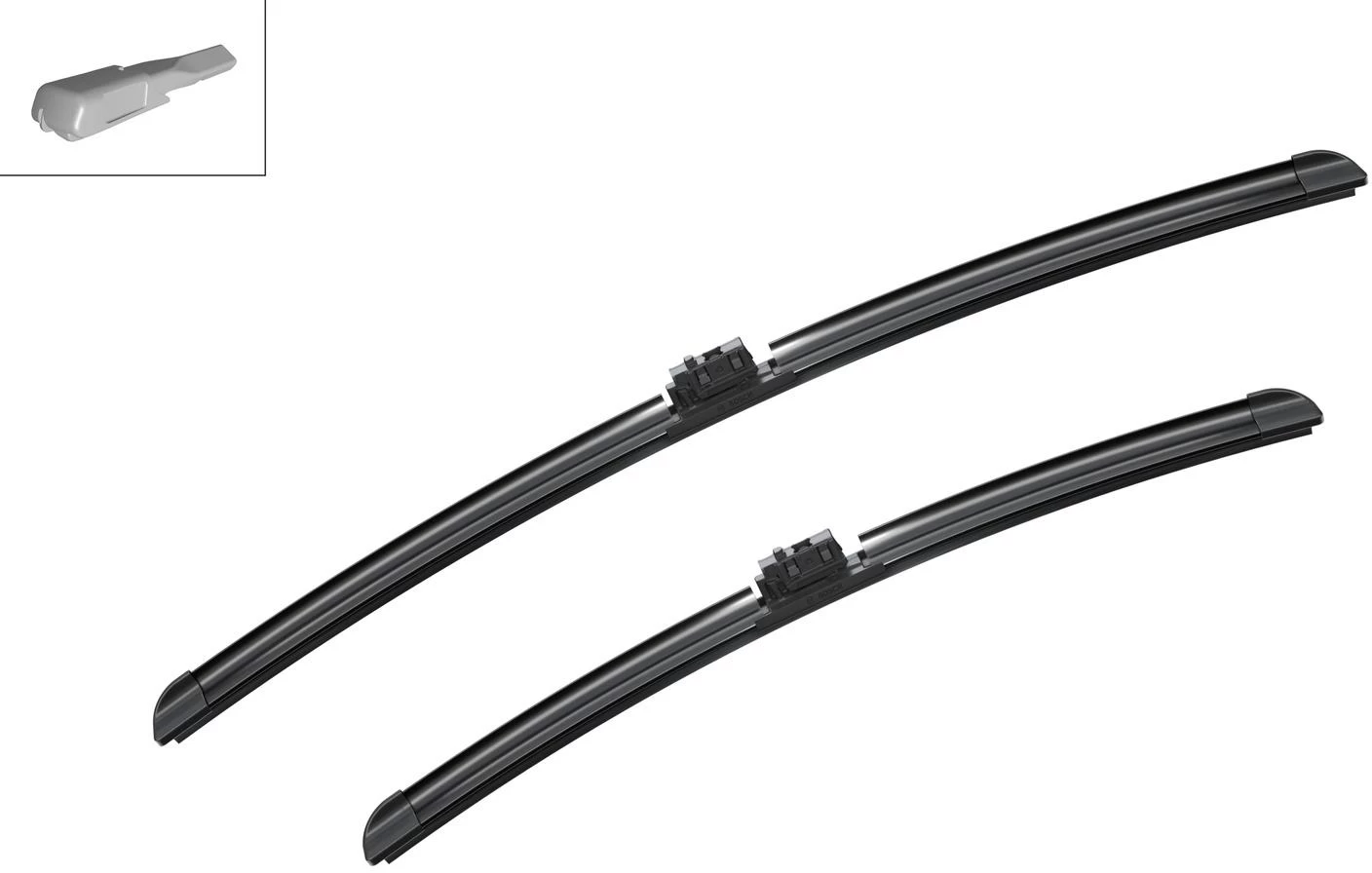 Bosch A205S Wiper Blades - Front Pair 4 Bosch A205S Wiper Blades - Front Pair - Image 2
