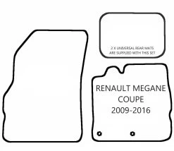 Renault Megane - Premium Mats 2 Clips (SS3363) -Motorcycle Equipment 459006a