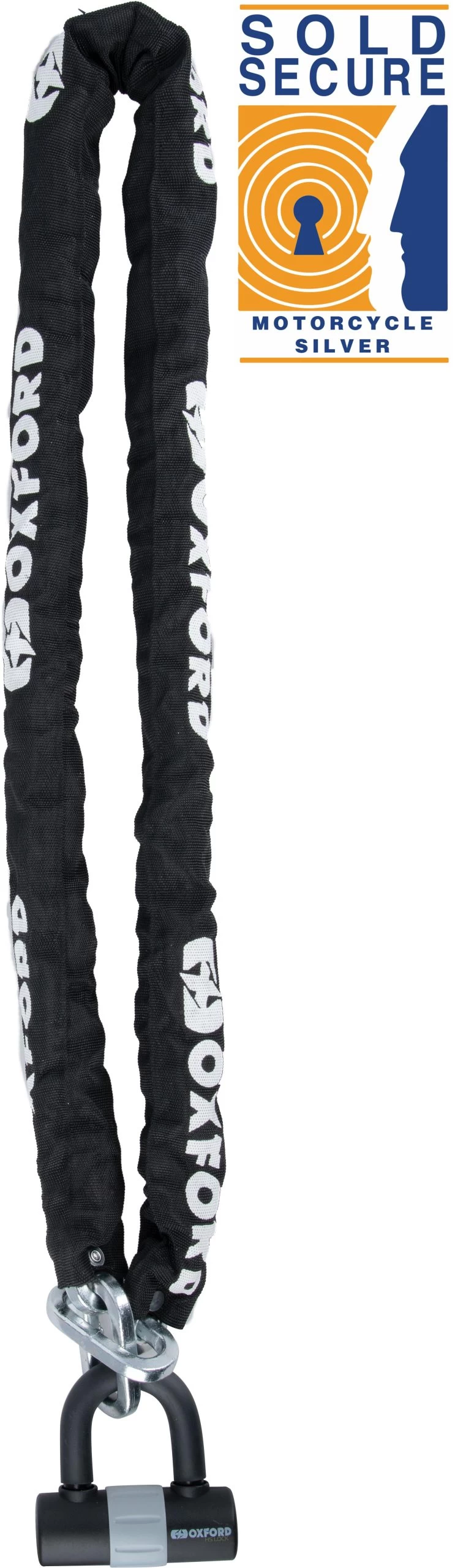 Oxford Max Chain Lock - 9.5mm Sq X 1.5m 3 Oxford Max Chain Lock - 9.5mm Sq X 1.5m