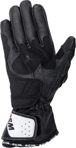 Richa WSS Motorcycle Gloves - Black -Motorcycle Equipment 462166a