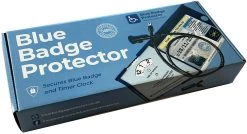 Double Blue Badge Protector -Motorcycle Equipment 476886b