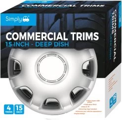 SIMPLY Mirage Van Commercial Wheel Trims 15" Set Of 4