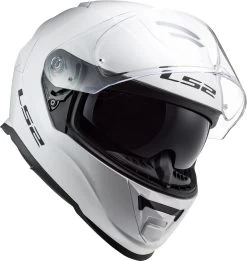 LS2 FF800 Storm Solid White -Motorcycle Equipment 502462c