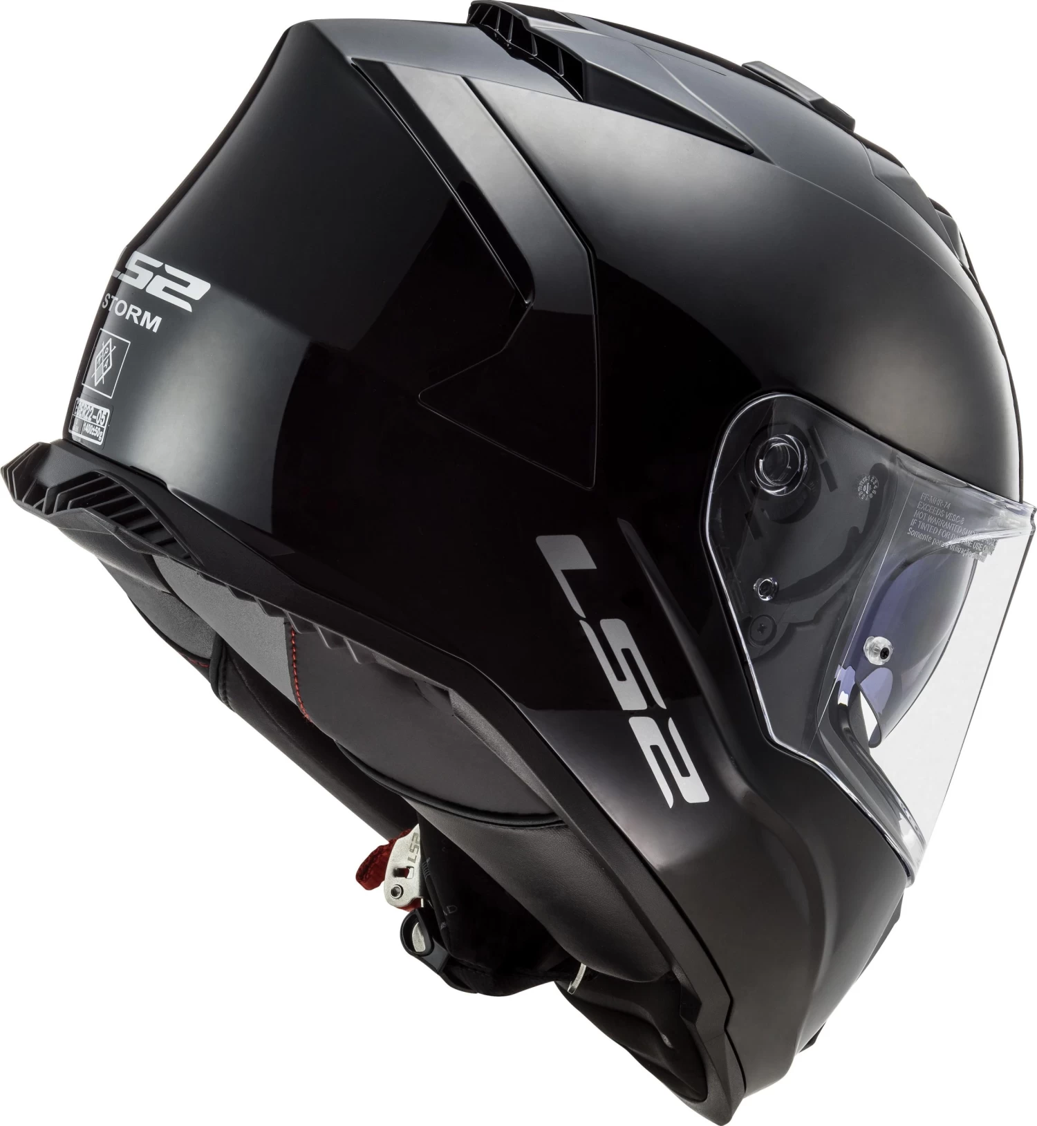 LS2 FF800 Storm Solid Gloss Black XS 7 LS2 FF800 Storm Solid Gloss Black XS - Image 5