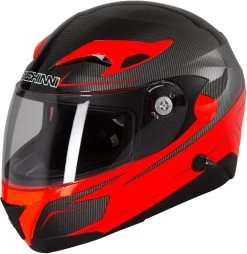 Duchinni Colt D405 Full Face Helmet Black/Orange - L