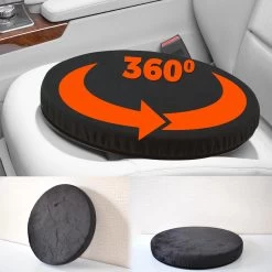 Halfords Car Seat Swivel Cushion -Motorcycle Equipment 585320b