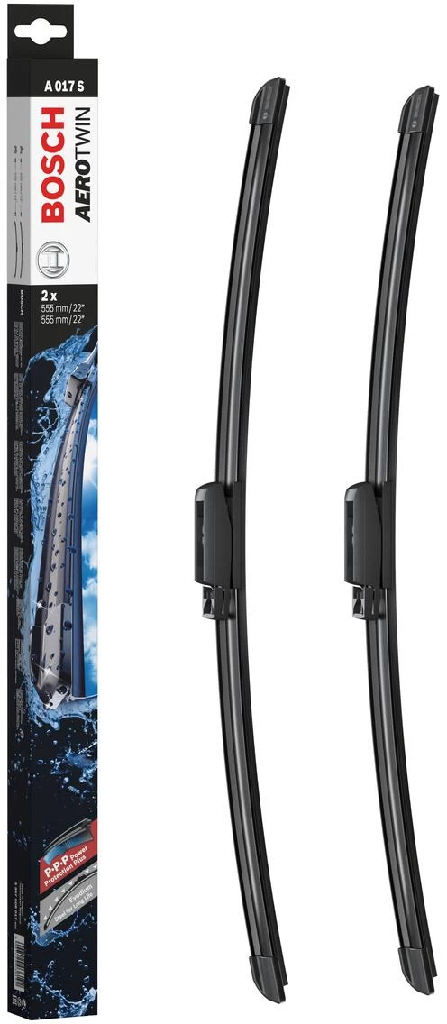 Bosch A017S Wiper Blades - Front Pair 3 Bosch A017S Wiper Blades - Front Pair - Image 2