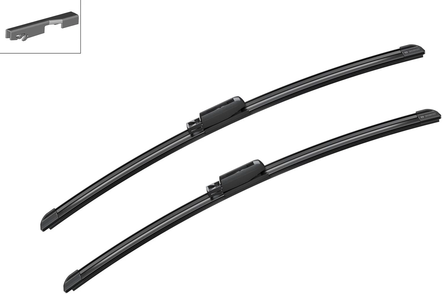 Bosch A017S Wiper Blades - Front Pair 4 Bosch A017S Wiper Blades - Front Pair - Image 3