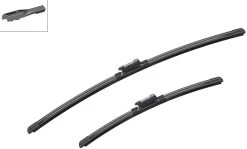 Bosch A556S Wiper Blades - Front Pair -Motorcycle Equipment 591265b