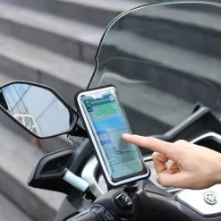Shapeheart Magnetic Smartphone Case & Mount For Motorcycle/Scooter Mirrors - Medium (150mm) -Motorcycle Equipment 630086d