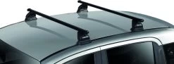 Halfords Non-Rail 115cm Fix Point Steel Roof Bars SET014 (Pair)