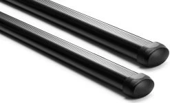 Halfords Non-Rail 115cm Fix Point Steel Roof Bars SET070 (Pair) -Motorcycle Equipment 677886b