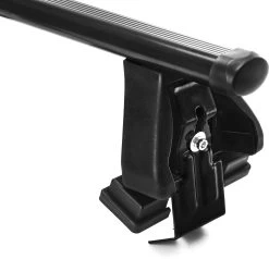Halfords 130cm Fix Point Steel Roof Bars SET081 (Pair) -Motorcycle Equipment 680030c