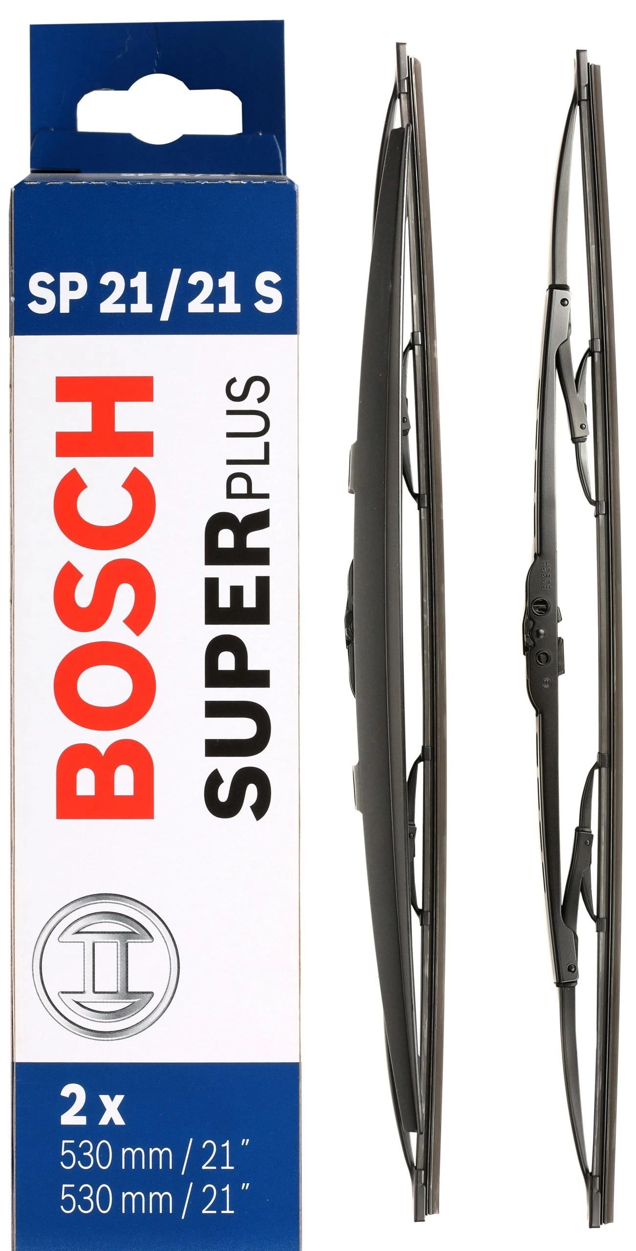Bosch SP21/21S Wiper Blades - Front Pair 3 Bosch SP21/21S Wiper Blades - Front Pair