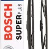 Bosch SP22/22S Wiper Blades - Front Pair -Motorcycle Equipment 701458