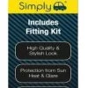 Simply Window Tint Light Smoke Film 76x152cm -Motorcycle Equipment 708616