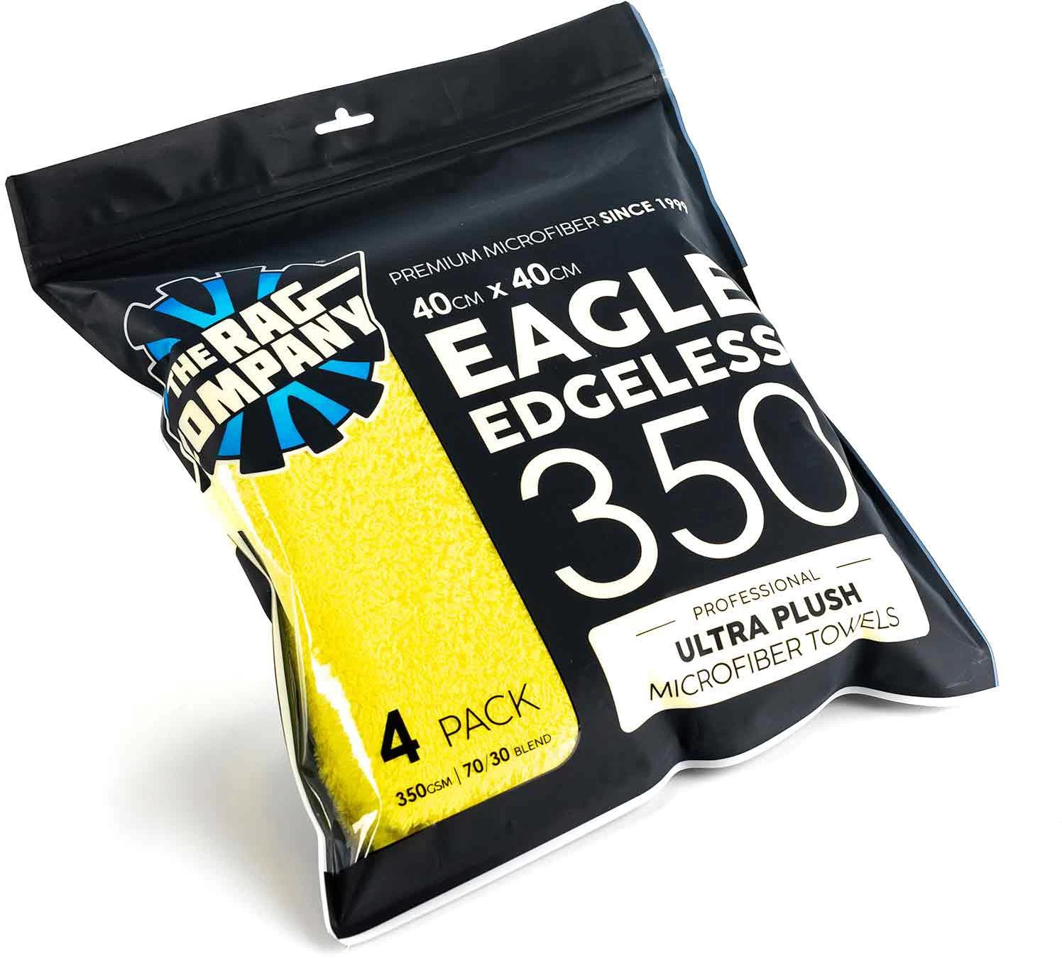 The Rag Company Eagle Edgeless 350 Ultra Plush 4 Pack 4 The Rag Company Eagle Edgeless 350 Ultra Plush 4 Pack - Image 2