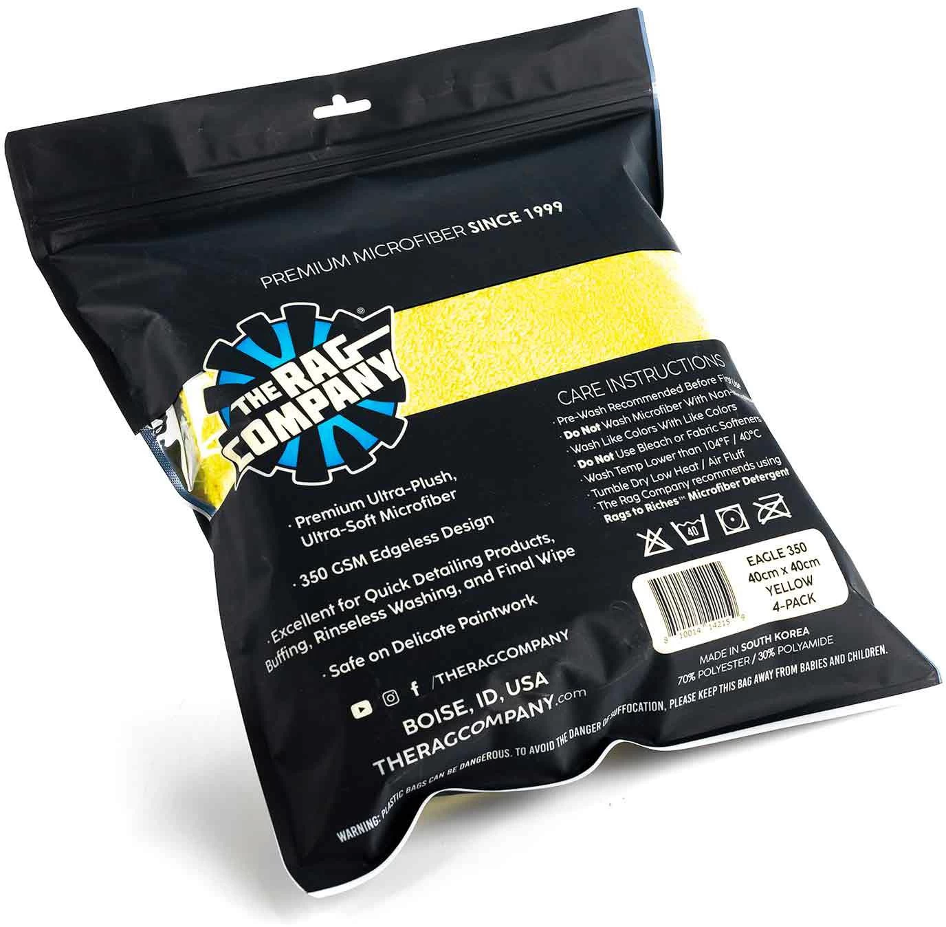 The Rag Company Eagle Edgeless 350 Ultra Plush 4 Pack 5 The Rag Company Eagle Edgeless 350 Ultra Plush 4 Pack - Image 3