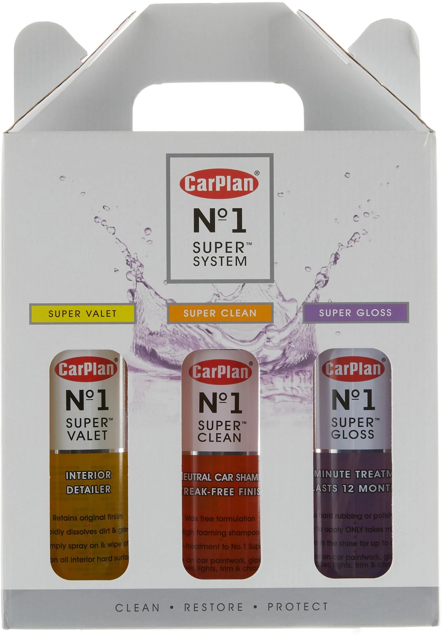 Carplan No1 Super Valet Kit 3 Carplan No1 Super Valet Kit