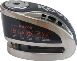 Kovix KNX10 10mm 120db Alarm Disc Lock - Brushed Metal