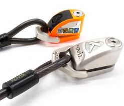Kovix KZA150 Security Cable & KD6 Adaptor -Motorcycle Equipment 724222c