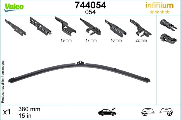 Valeo Infinium Single Wiper Blade 054 7 Valeo Infinium Single Wiper Blade 054 - Image 5
