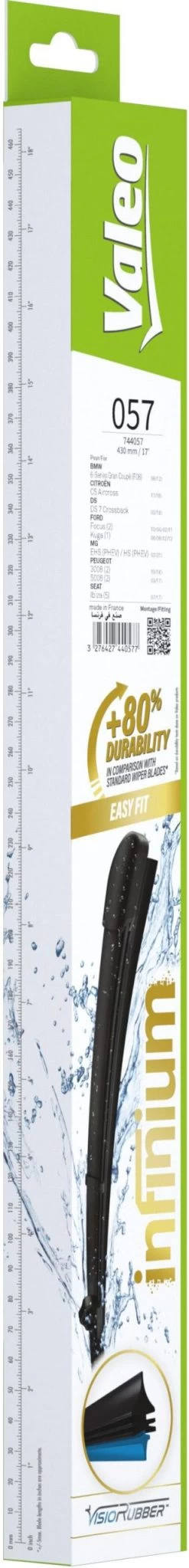 Valeo Infinium Single Wiper Blade 057 9 Valeo Infinium Single Wiper Blade 057 -Motorcycle Equipment 768118b scaled