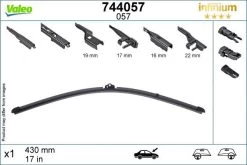 Valeo Infinium Single Wiper Blade 057 11 Valeo Infinium Single Wiper Blade 057 -Motorcycle Equipment 768118d
