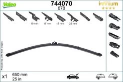 Valeo Infinium Single Wiper Blade 070 -Motorcycle Equipment 768190d