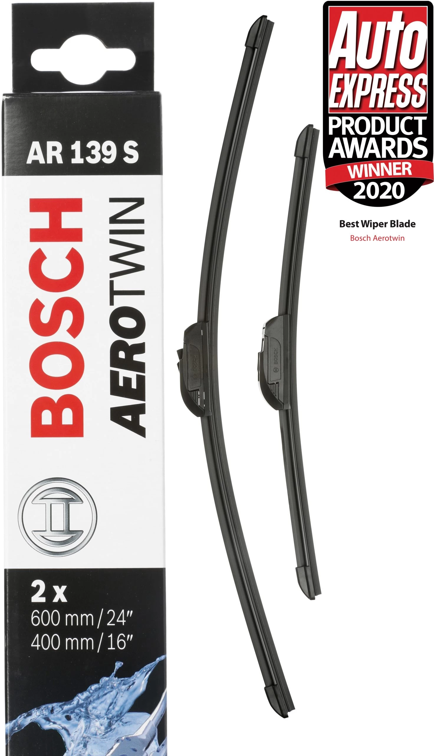 Bosch AR139S Wiper Blade - Front Pair 3 Bosch AR139S Wiper Blade - Front Pair