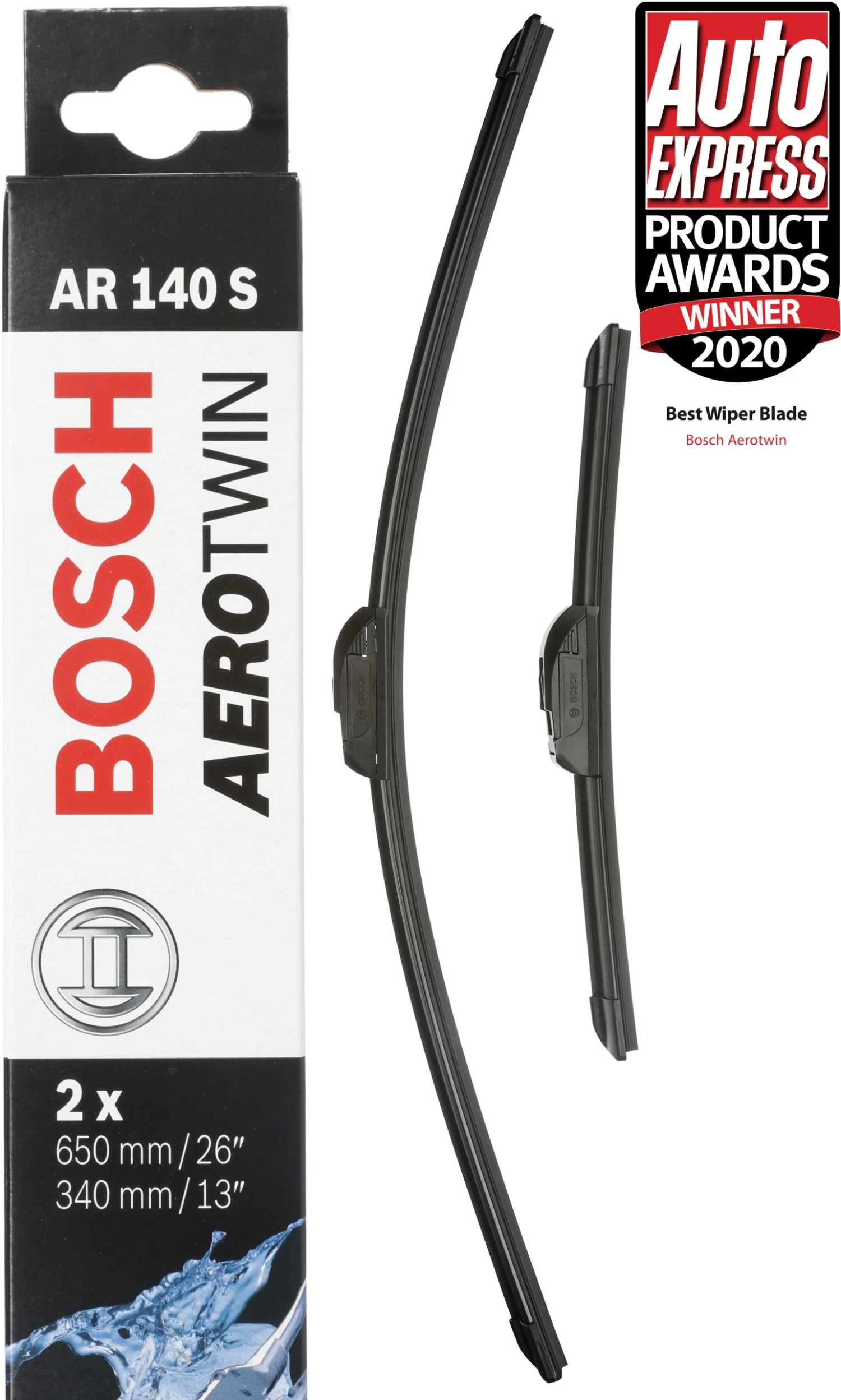Bosch AR140S Wiper Blade - Front Pair 3 Bosch AR140S Wiper Blade - Front Pair
