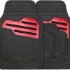 Streetwize Adonia "Metallic" Red Heel Pad Mat Set 1 Streetwize Adonia "Metallic" Red Heel Pad Mat Set -Motorcycle Equipment 821494