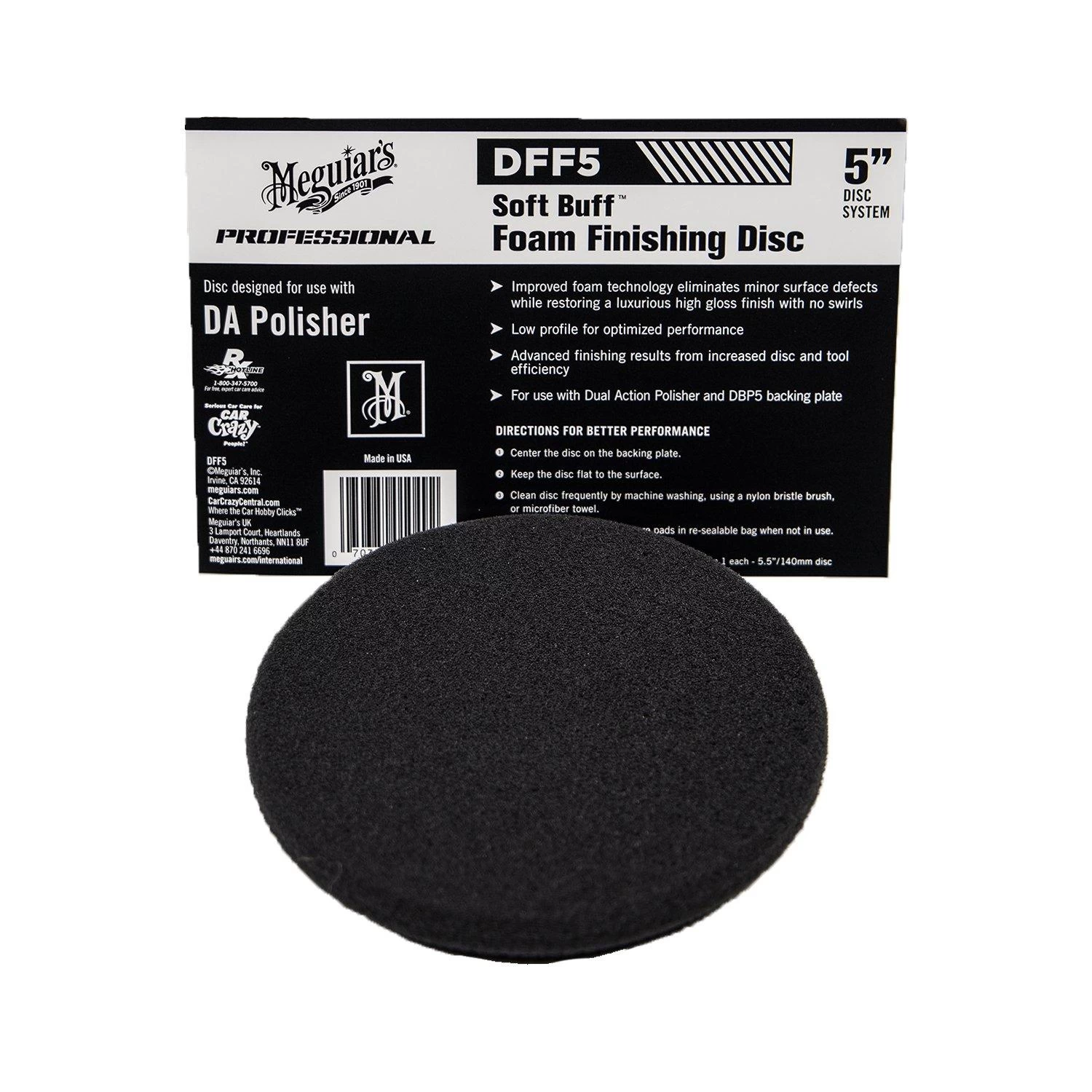 Meguiars Soft Buff Foam Finishing Disc 5"