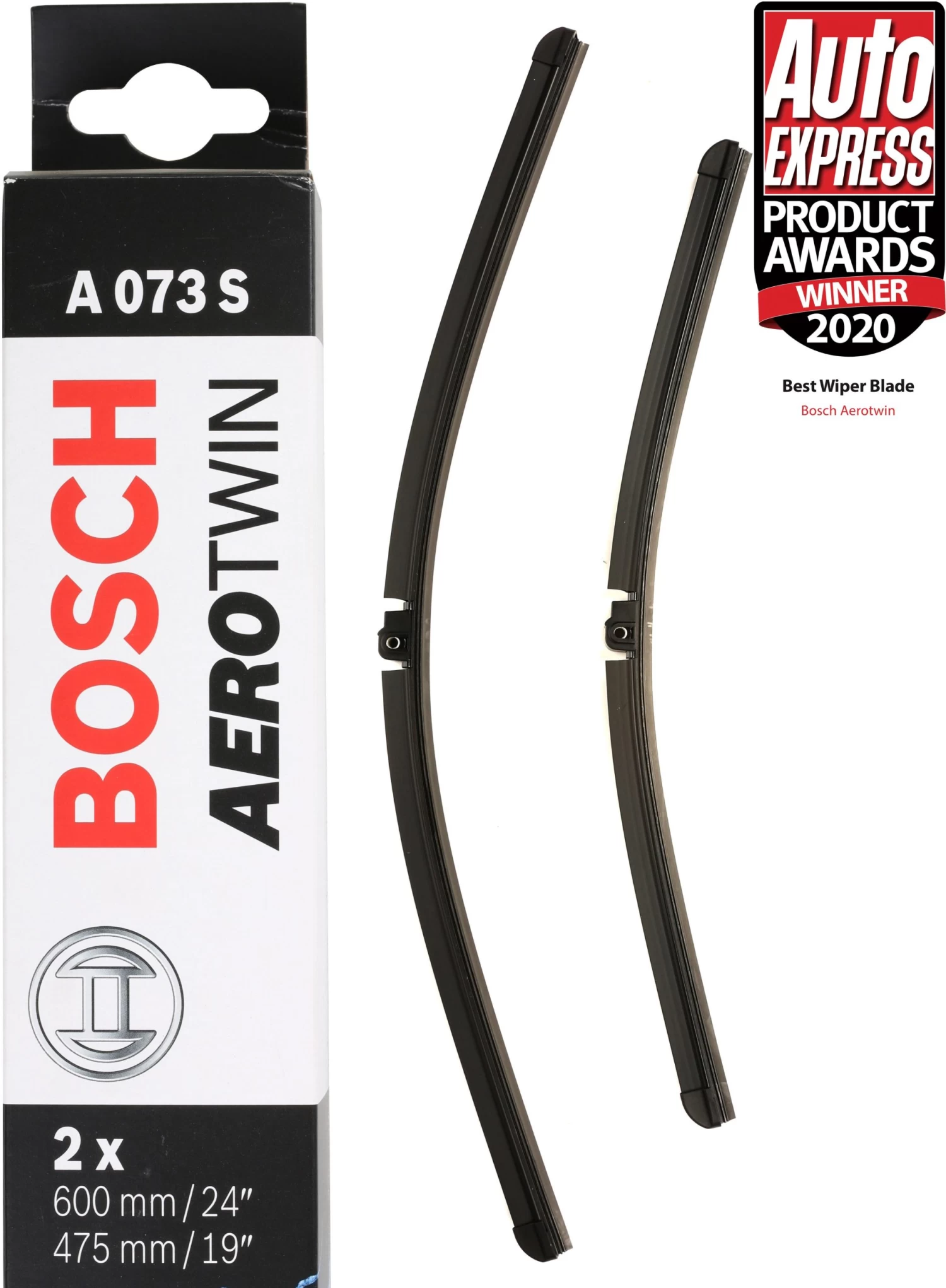 Bosch A073S Wiper Blades - Front Pair 3 Bosch A073S Wiper Blades - Front Pair